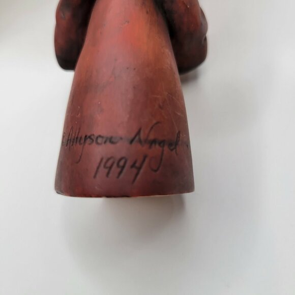 Allyson Nagel 1994 Santa Figurine Figure Doll Tree Evergreen Signed - Picture 6 of 7